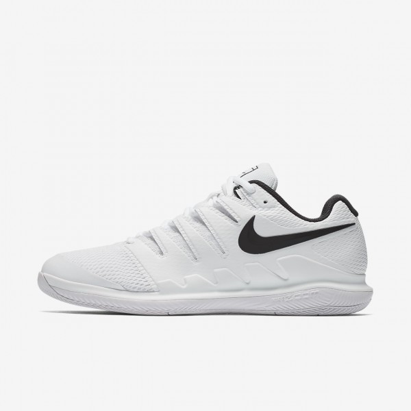 Nike Air Zoom Vapor X Tennisschuhe Herren Weiß Grau Schwarz 880-64614