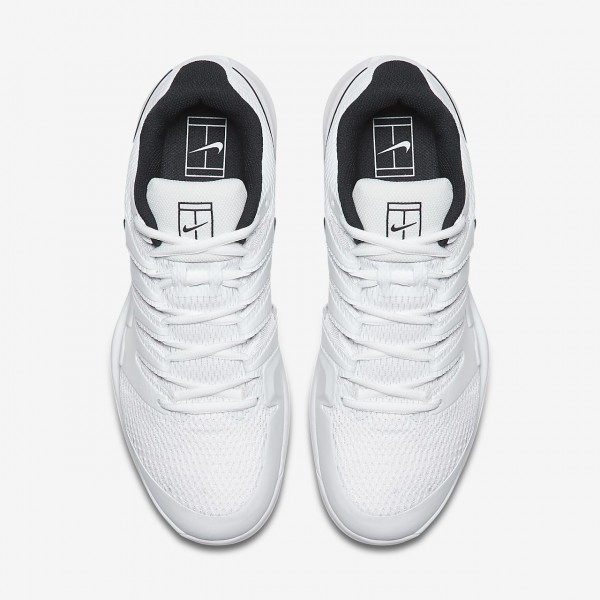 Nike Air Zoom Vapor X Tennisschuhe Herren Weiß Grau Schwarz 880-64614