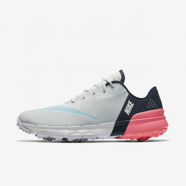 Nike Fi Flex Golfschuhe Damen Platin Navy Pink Bla...