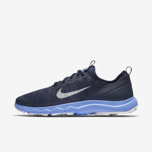 Nike Fi Bermuda Golfschuhe Damen Navy Blau Rot Wei...