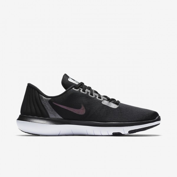 Nike Flex Supreme Tr 5 Metallic Trainingsschuhe Damen Schwarz Dunkelgrau 509-28831