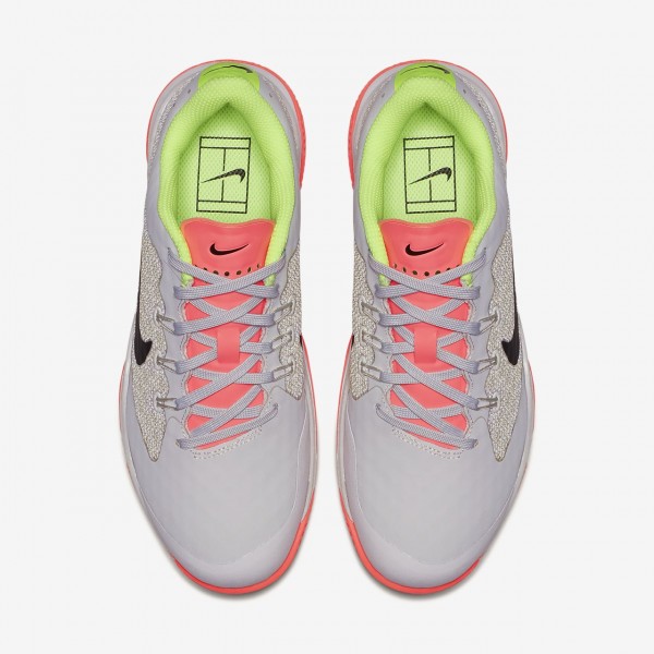 Nike Court Air Zoom Ultra Hard Court Tennisschuhe Damen Grau Weiß Grün Schwarz 365-56614