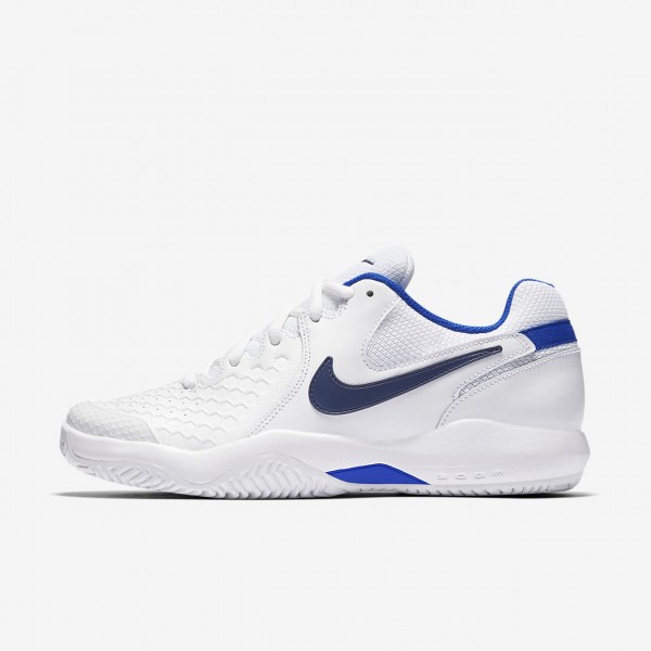 Nike Court Air Zoom Resistance Tennisschuhe Damen Weiß Blau 943-88394