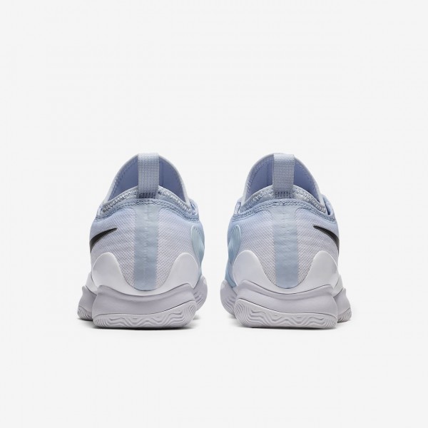 Nike Court Air Zoom Ultra Rct Tennisschuhe Damen Blau Weiß Metallic Dunkelgrau 157-91262