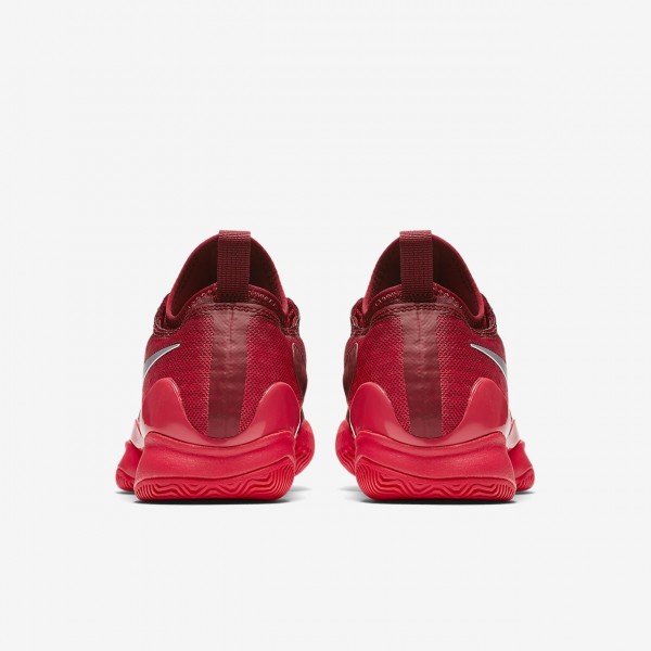 Nike Court Air Zoom Ultra Rct Tennisschuhe Damen Rot Metallic Silber 403-55106