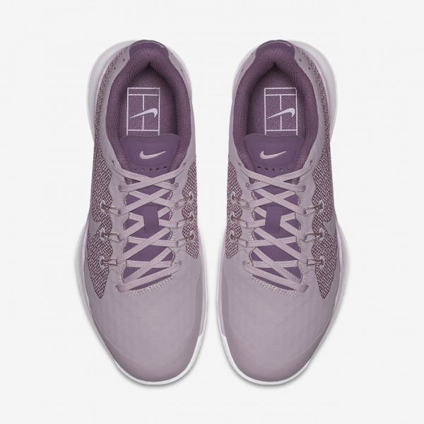 Nike Court Air Zoom Ultra Hard Court Tennisschuhe Damen Rosa Lila Weiß 636-51595