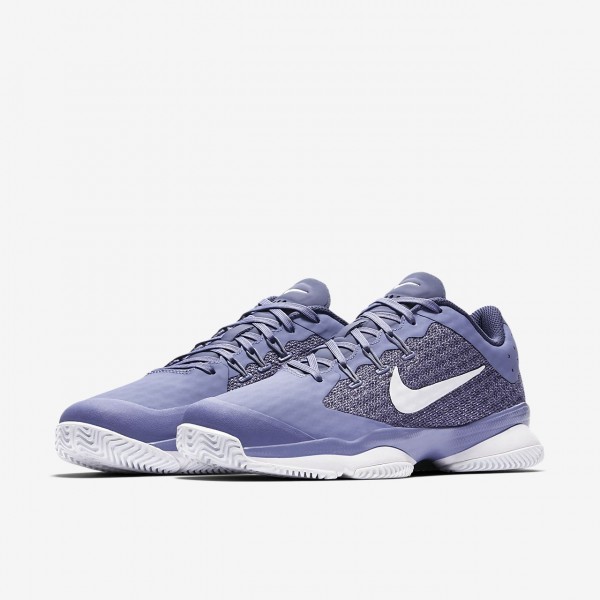 Nike Court Air Zoom Ultra Hard Court Tennisschuhe Damen Lila Blau Weiß 465-84434