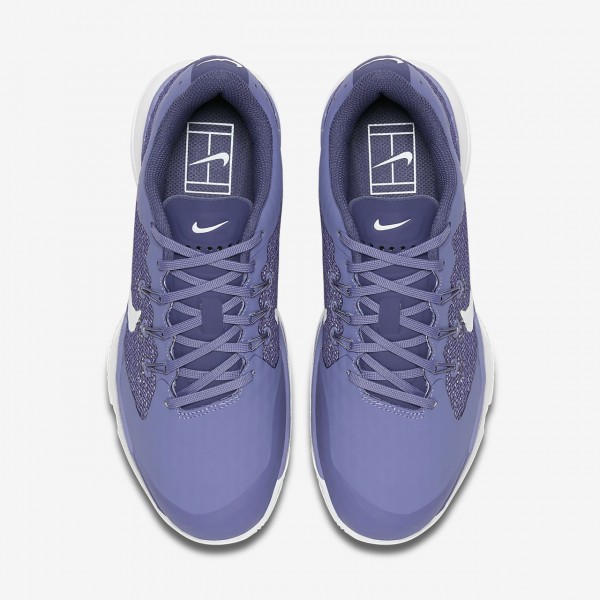 Nike Court Air Zoom Ultra Hard Court Tennisschuhe Damen Lila Blau Weiß 465-84434
