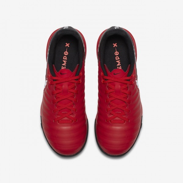 Nike Jr. Tiempox Ligera Iv Tf Fußballschuhe Jungen Schwarz Rot Weiß 133-12542