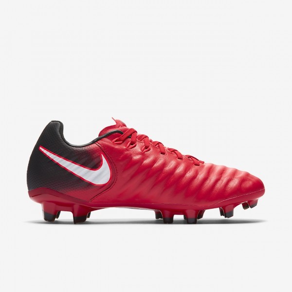 Nike Jr. Tiempo Legend Vii Fg Fußballschuhe Jungen Schwarz Rot Weiß 555-17544