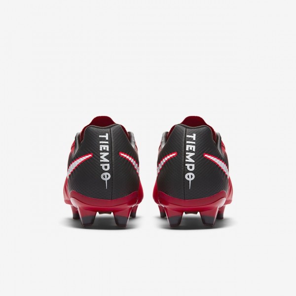 Nike Jr. Tiempo Legend Vii Fg Fußballschuhe Jungen Schwarz Rot Weiß 555-17544