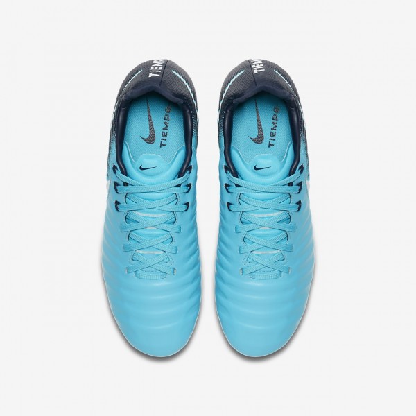 Nike Jr. Tiempo Legend Vii Fg Fußballschuhe Jungen Blau Obsidian Weiß 529-70226