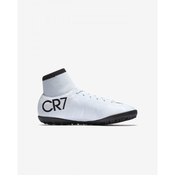 Nike Jr. Mercurialx Victory VI Dynamic Fit Cr7 Fußballschuhe Jungen Blau Weiß Schwarz 989-21026
