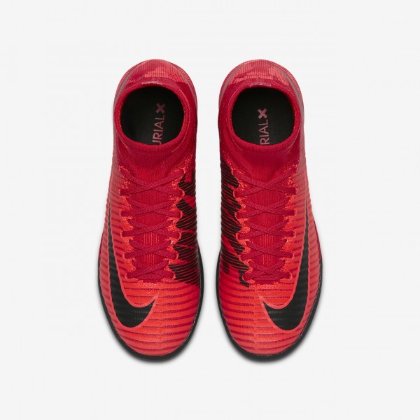 Nike Jr. Mercurialx Proximo II Ic Fußballschuhe Jungen Rot Schwarz 955-96125