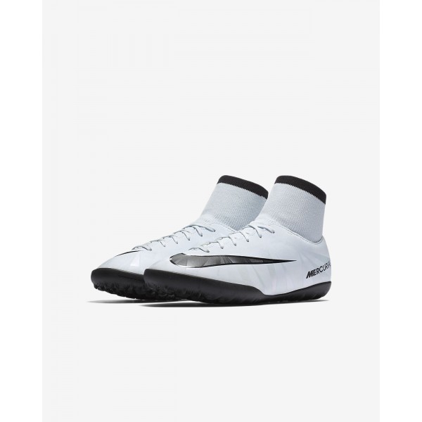 Nike Jr. Mercurialx Victory VI Dynamic Fit Cr7 Fußballschuhe Jungen Blau Weiß Schwarz 989-21026