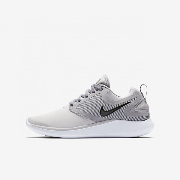 Nike Lunarsolo Laufschuhe Jungen Platin Grau Schwa...