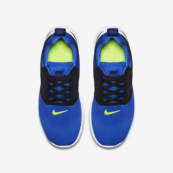 Nike Lunarsolo Laufschuhe Jungen Blau Schwarz Hellgelb Gold Weiß 648-83649