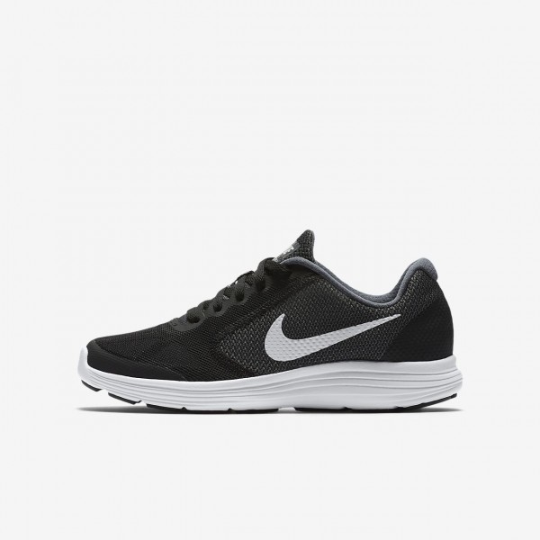 Nike Revolution 3 Laufschuhe Jungen Dunkelgrau Sch...