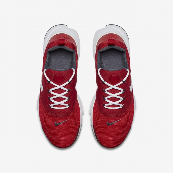 Nike Presto Fly Freizeitschuhe Jungen Rot Dunkelgrau Weiß 227-86581