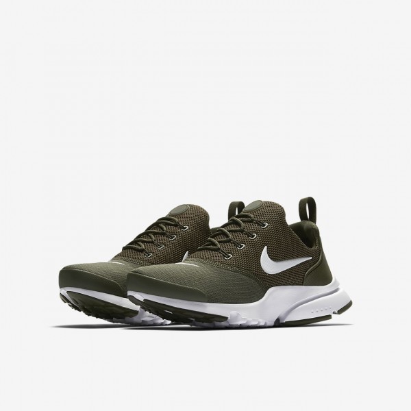 Nike Presto Fly Se Freizeitschuhe Jungen Khaki Weiß 987-51926