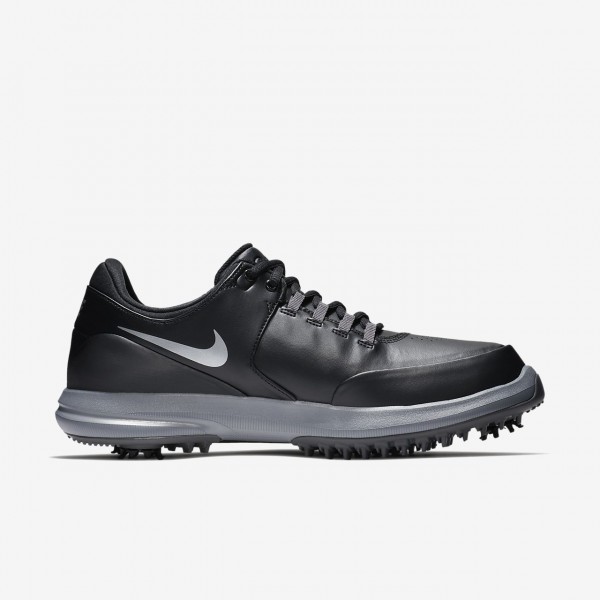 Nike Air Zoom Accurate Golfschuhe Herren Schwarz Grau Metallic Silber 833-61402