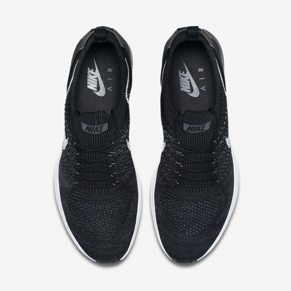 Nike Air Zoom Mariah Flyknit Racer Freizeitschuhe Herren Schwarz Dunkelgrau Platin 794-17880