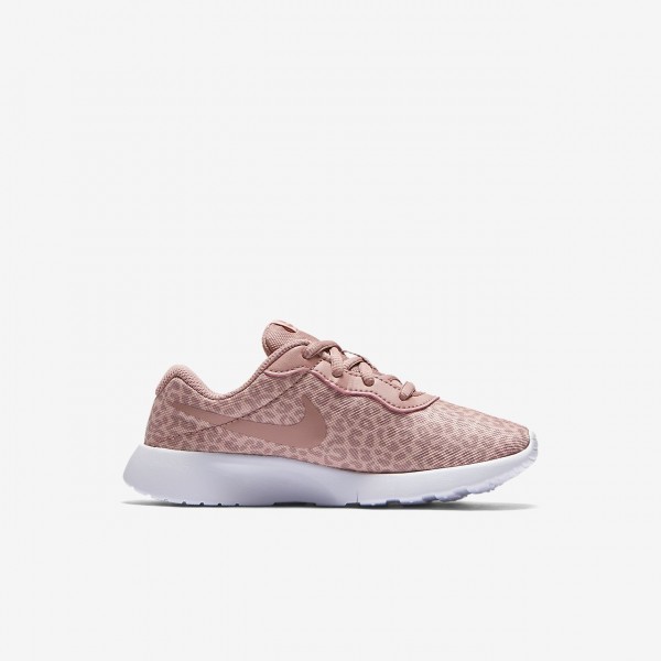 Nike Tanjun Print Freizeitschuhe Mädchen Rosa Weiß Pink 201-32522