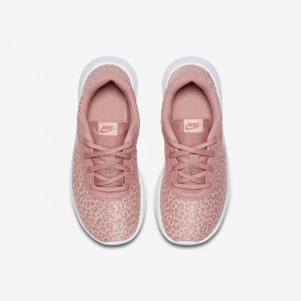 Nike Tanjun Print Freizeitschuhe Mädchen Rosa Weiß Pink 201-32522