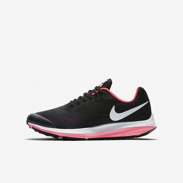 Nike Zoom Wio 4 Laufschuhe Mädchen Schwarz Pink W...