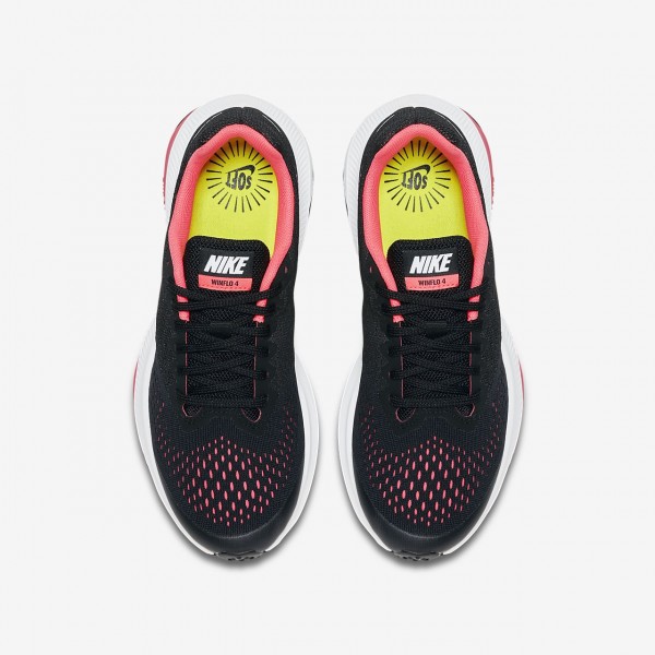 Nike Zoom Wio 4 Laufschuhe Mädchen Schwarz Pink Weiß 238-25813