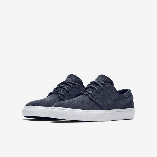 Nike Sb Zoom Stefan Janoski Skaterschuhe Mädchen Blau Schwarz Weiß 668-37666