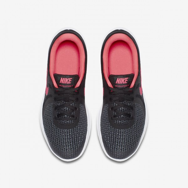 Nike Revolution 4 Laufschuhe Mädchen Schwarz Weiß Pink 131-83618