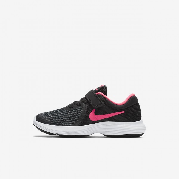 Nike Revolution 4 Laufschuhe Mädchen Schwarz Weiß Pink 116-99444