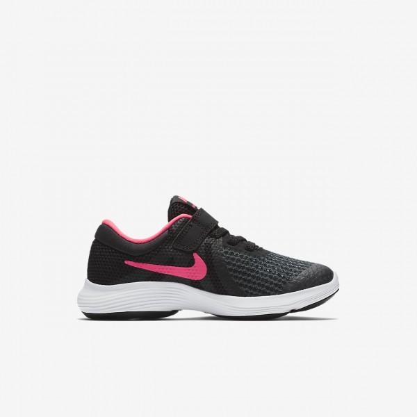 Nike Revolution 4 Laufschuhe Mädchen Schwarz Weiß Pink 116-99444