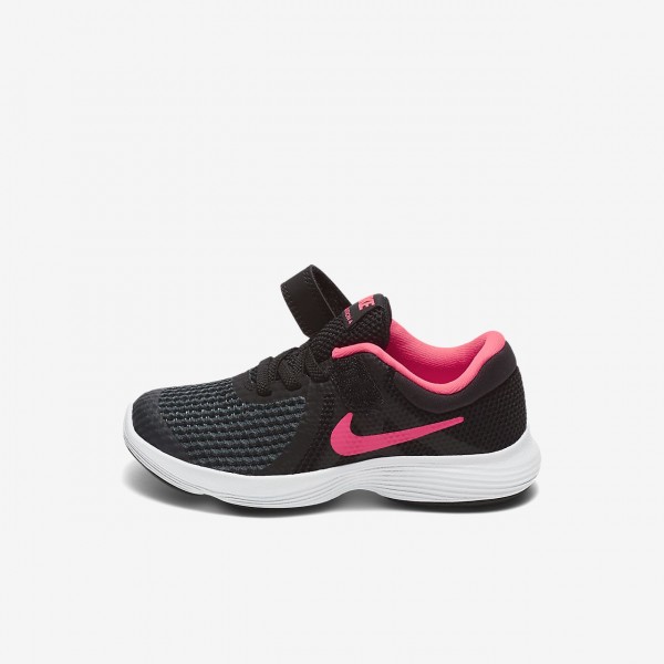 Nike Revolution 4 Laufschuhe Mädchen Schwarz Weiß Pink 116-99444