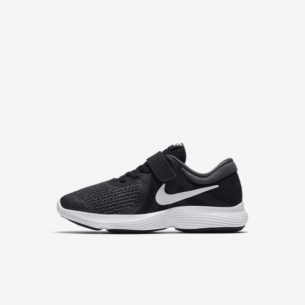 Nike Revolution 4 Laufschuhe Mädchen Schwarz Wei�...