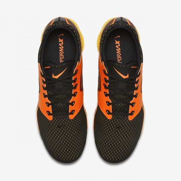 Nike Air Vapormax Laufschuhe Herren Orange Metallic Silber Rot Schwarz 536-33742
