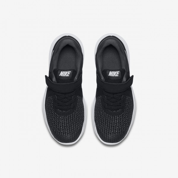 Nike Revolution 4 Laufschuhe Mädchen Schwarz Weiß 721-93842