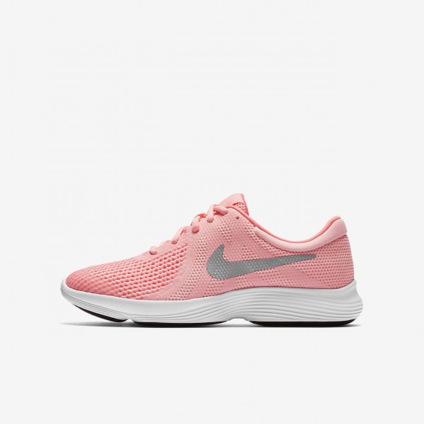 Nike Revolution 4 Laufschuhe Mädchen Rosa Weiß M...