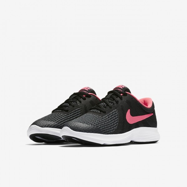 Nike Revolution 4 Laufschuhe Mädchen Schwarz Weiß Pink 131-83618