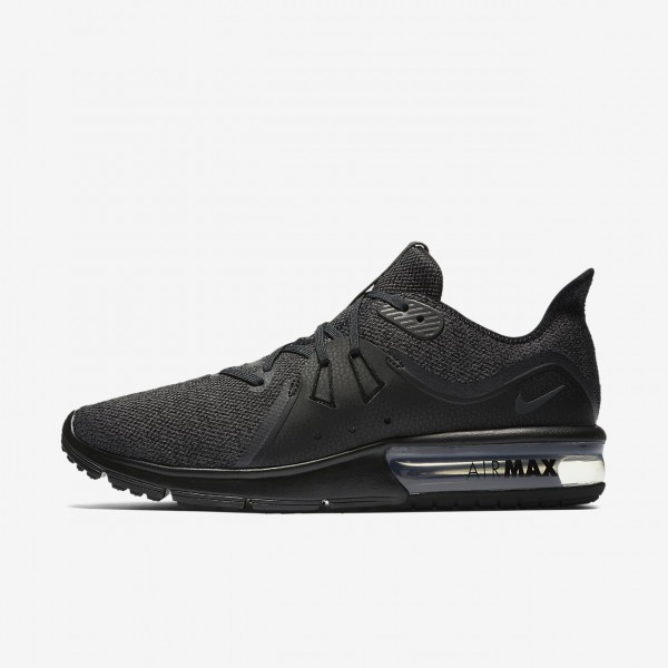 Nike Air Max Sequent 3 Laufschuhe Herren Schwarz 4...