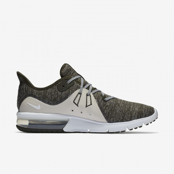 Nike Air Max Sequent 3 Laufschuhe Herren Schwarz Grau Weiß 213-82836