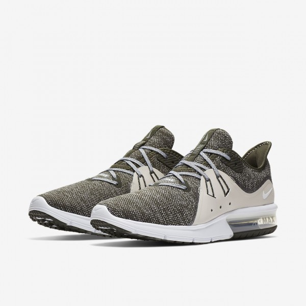Nike Air Max Sequent 3 Laufschuhe Herren Schwarz Grau Weiß 213-82836