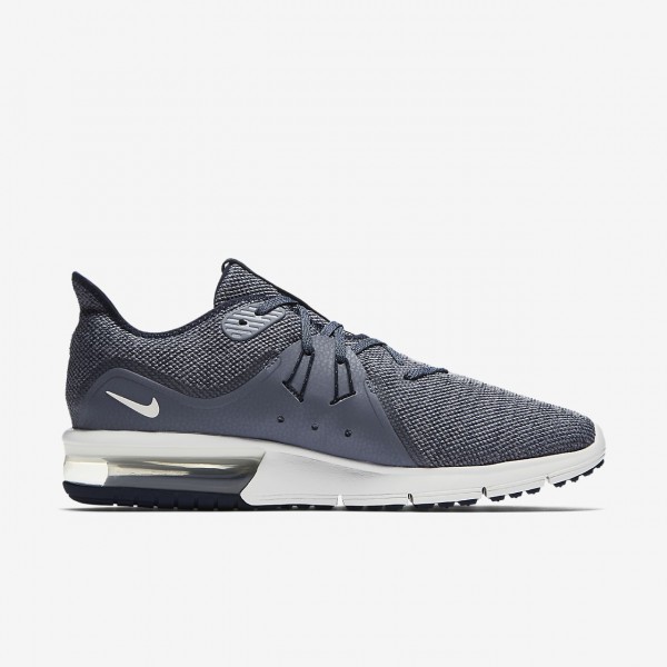Nike Air Max Sequent 3 Laufschuhe Herren Obsidian Dunkelblau Weiß 783-89582