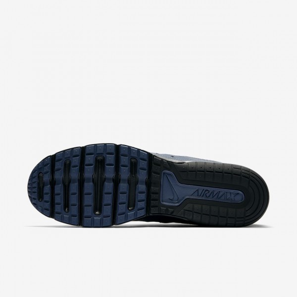 Nike Air Max Sequent 3 Laufschuhe Herren Navy Schwarz Metallic Silber 631-77512