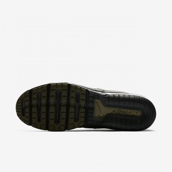 Nike Air Max Sequent 3 Laufschuhe Herren Khaki Schwarz Metallic Silber 434-50860
