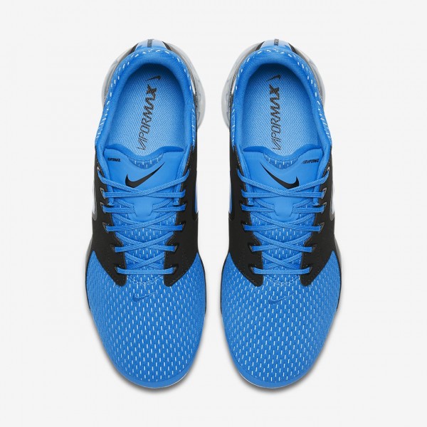 Nike Air Vapormax Laufschuhe Herren Blau Metallic Silber Schwarz Weiß 750-62987