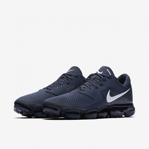 Nike Air Vapormax Laufschuhe Herren Blau Metallic Silber Dunkelobsidian Weiß 745-73356