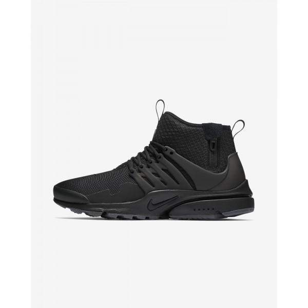 Nike Air Presto Mid Utility Freizeitschuhe Herren Schwarz Dunkelgrau 279-86500