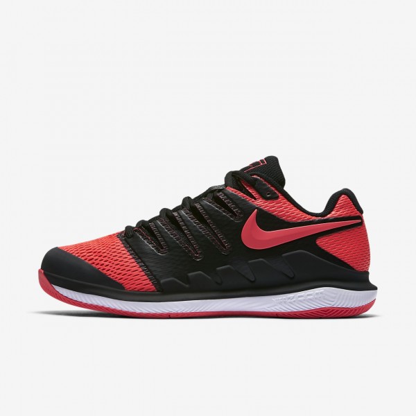 Nike Air Zoom Vapor X Tennisschuhe Damen Schwarz Weiß Rot 319-64756